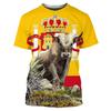 Superman Shirt for Men Enthusiasts 3D Printed Fitness T-shirt,