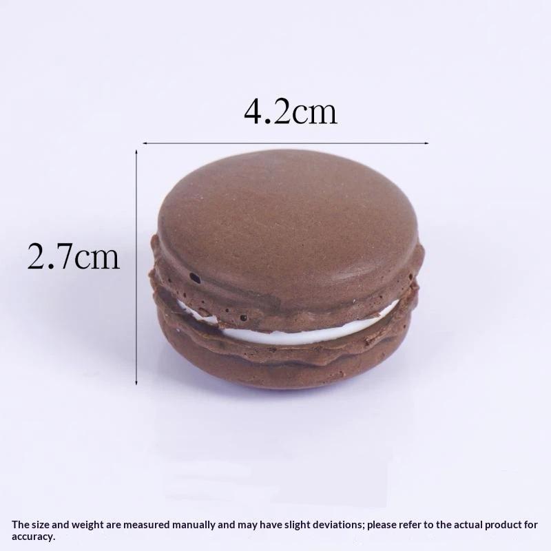 Artificial Macaron Simulation Food Models Lifelike Texture Assorted Styles for Holiday Party Decor Home Desktop Ornament Gifts