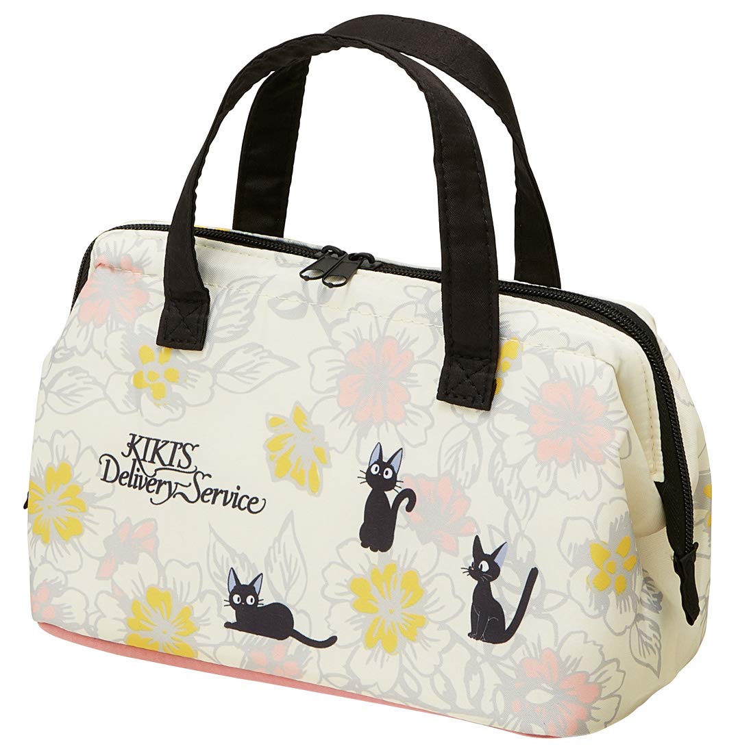 Skater KGA1-A Insulated Lunch Bag with Clasp, Kiki s Delivery Service, Elegant Design, Ghibli