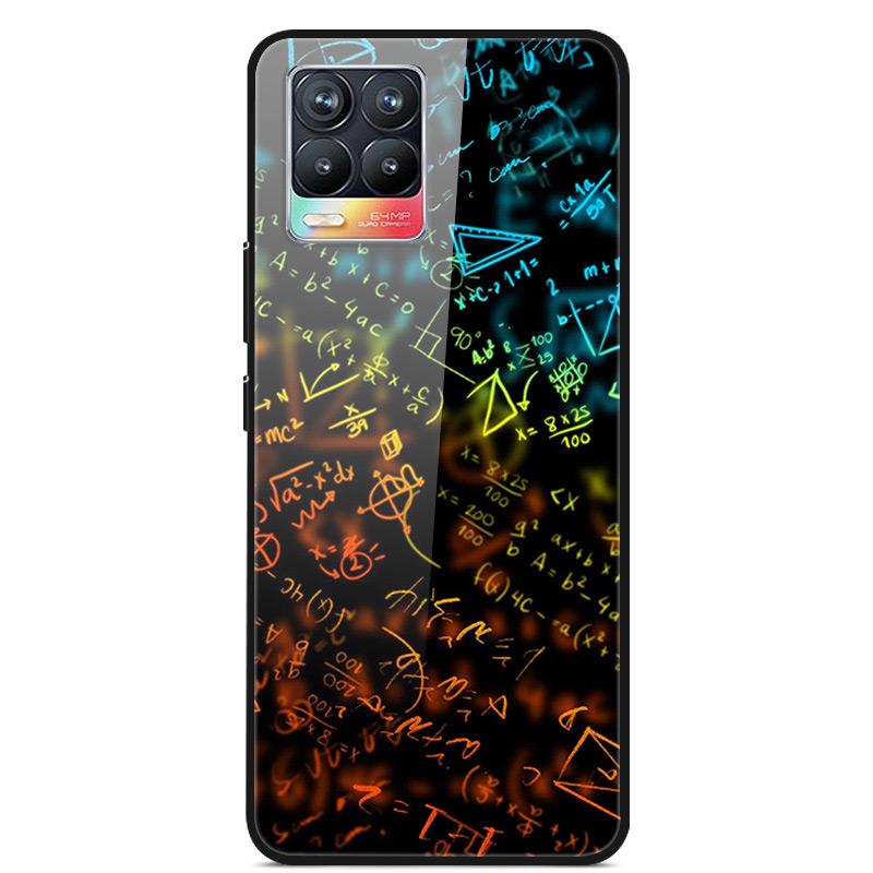 Glass Back Cover For Realme 8 Pro Case Tempered Glass Case For Realme 8 Pro 8i Realme 8 5G Phone Case Cover Realme8 5G Pro Funda