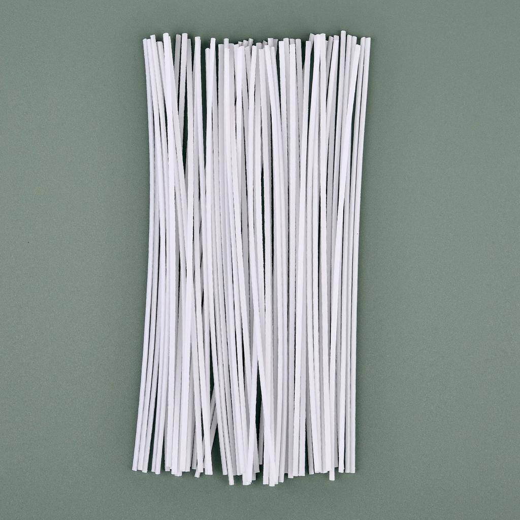 50pcs/Lot Smokeless Candle Wicks 8-20cm Pre-Waxed Cotton Core Wicks DIY Soy Wax Core Woven Kerosene Lamp Candles Making Supplies