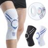 1 Pc Sports Knee Pad Anti-skid Breathable Buffer Elastic Fabric Moisture-wicking Knee Protection Compression Men Women Leg Brace Support for Football