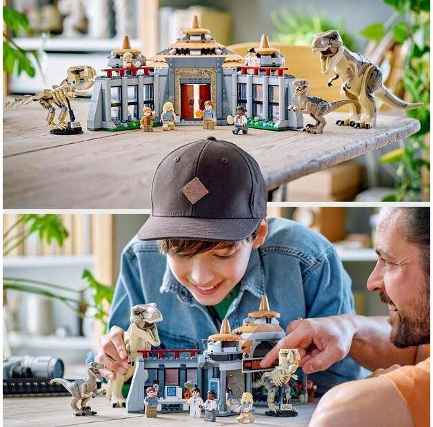 LEGO Jurassic World 76961 Centro de Visitantes: ataque de tiranossauro e predador