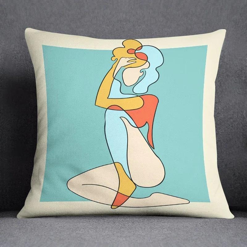 Polyester Pillowcase  Gift Home Office Decor  Bedroom Sofa Car Cushion Cover
