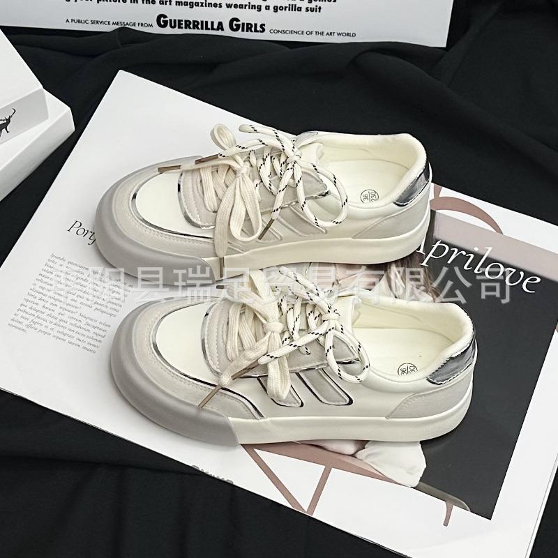 

6 весенних одинарных туфель женские туфли для бега, тренировок, увеличивающие рост, с мягкой подошвой, не утомляющие ноги, дышащие, универсальные белые туфли 39