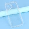 For iPhone 17 Air TPU Case Rhinestone Decor Clear Phone Back Cover,Precise Cutout