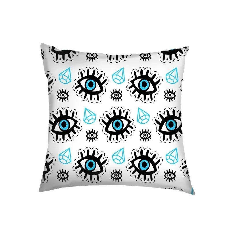 Mandala Floral Throw Pillow Cover With Short Plush Print For Living Room Sofa Decoration Cushion Cover Pillow Covers Decorative