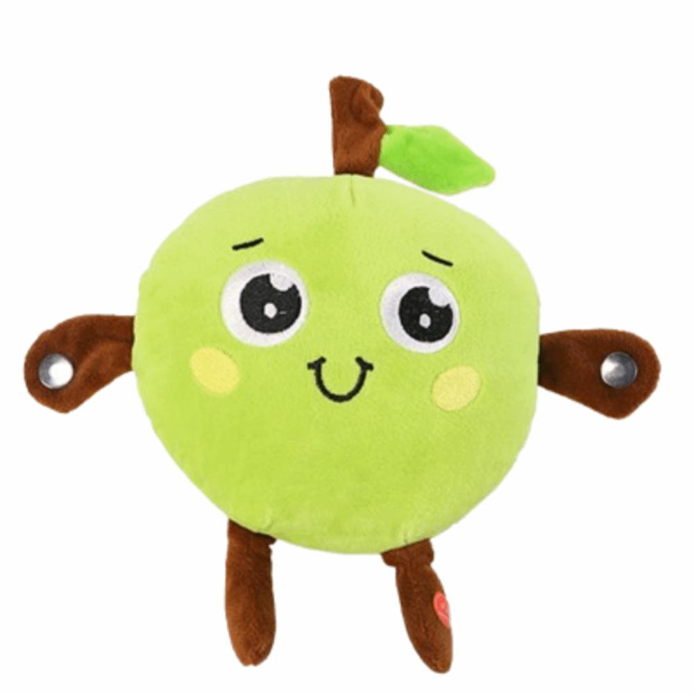 Cute Fruit Induction Metronome Creative Music Rhythm Stuffed Doll  Developmental Toy зелёный