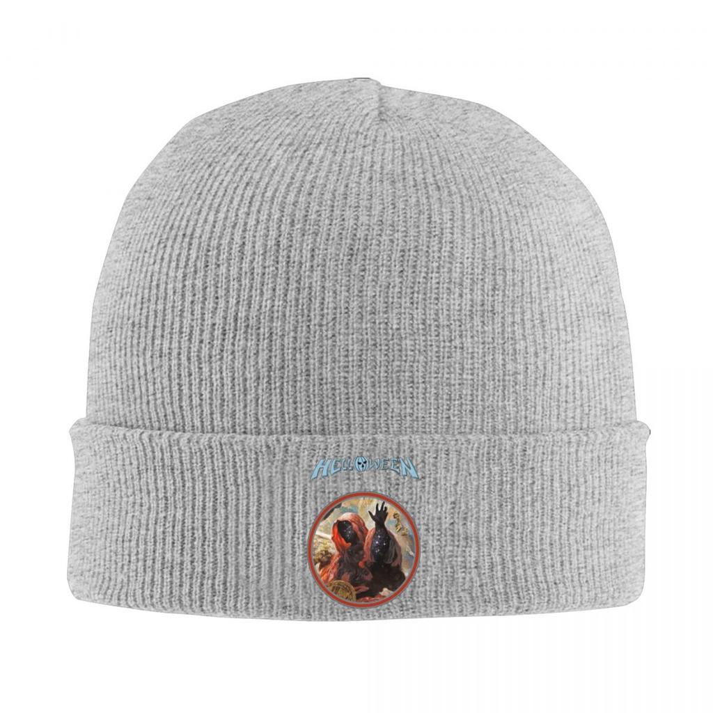 Helloween Rock Band Warm Knitted Cap Winter Knit Bonnet Hat Skullies Beanies Hip Hop Caps for Unisex