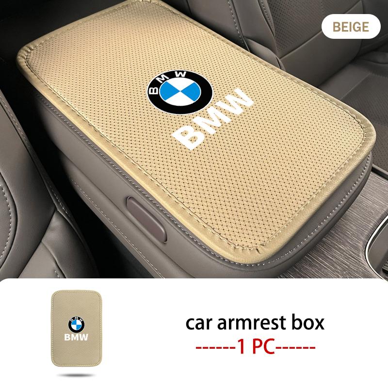 Leather Car Armrest Mat Center Console Protection Cushion Cover For BMW X3 X5 M5 M3 E46 E90 E60 F10 E39 F30 E36 G30 E87 E70