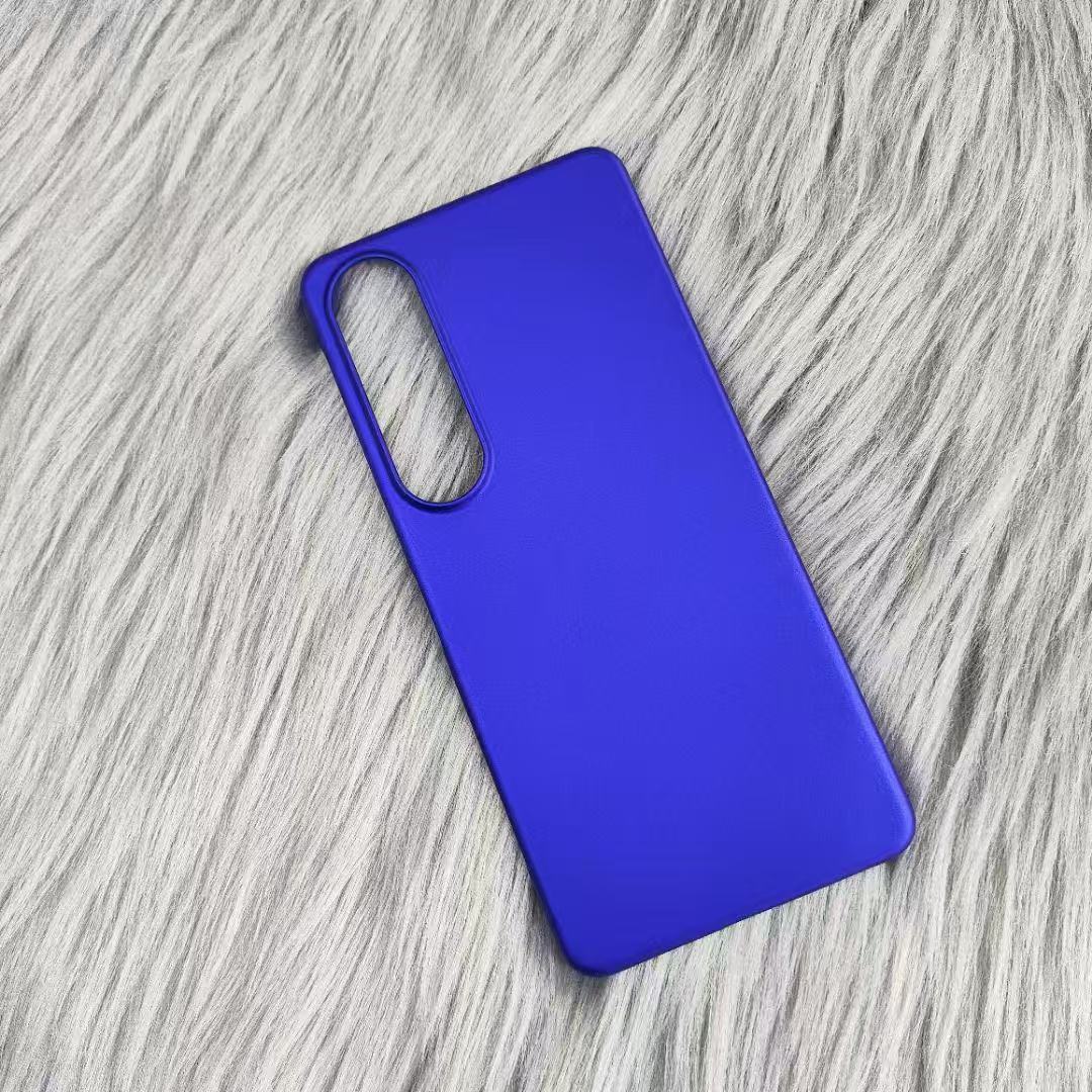 

Ультратонкий матовый твердый ПК чехол для телефона для Sony Xperia 1 VII 10 V IV 5 III 1 V 10 III IV Ударопрочный однотонный чехол-бампер Sony Xperia 5 V синий