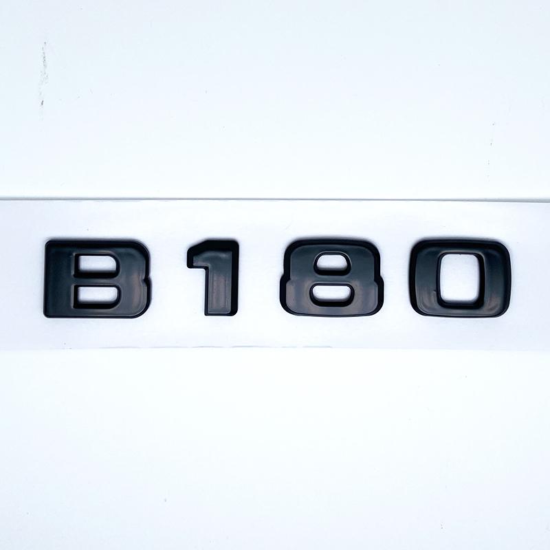 3D Letters B180 B200 B220 B250 B260 B200d 4Matic ABS Emblem for Benz B W246 W247 W242 Car Trunk Rear Logo Sticker