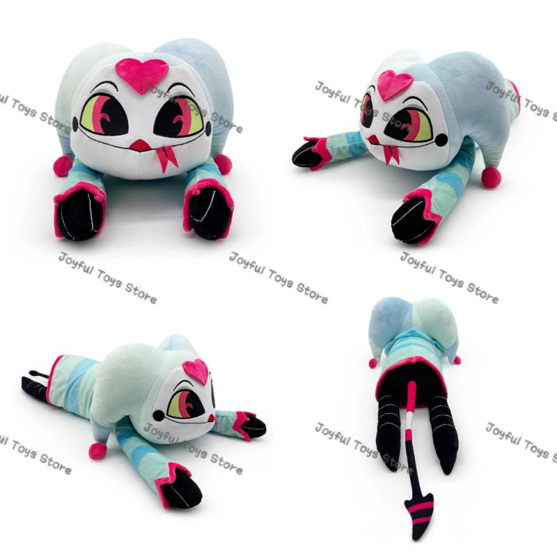 in stock Hazbin Hotel Helluva Boss Loona Plush-Like Texture Cute Toy Soft Stuffed Pillow Cartoon Character Doll Friend Gift