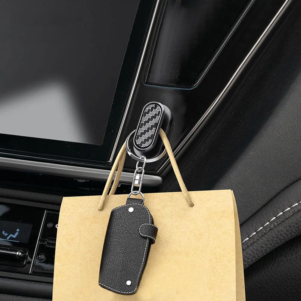 4pcs Car Hook Organizer Storage for USB Cable Key Storage Car Accessories Mini Self Adhesive Wall Hook Hanger Auto Fastener Clip