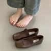 Karree Frauen Ballerinas Schuhe Mode Flachen Gummiband Frühling Herbst Damen Komfort Weiche Sohle Ballerina Schuhe