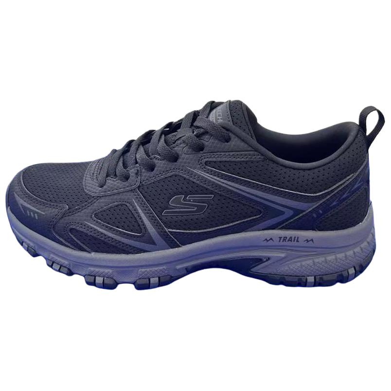 Skechers Outdoor Мужские Треккинговые Мягкие Амортизирующие Дышащие Низкие Повседневные Кроссовки Мужские Черный 237807-BKCC 39.5