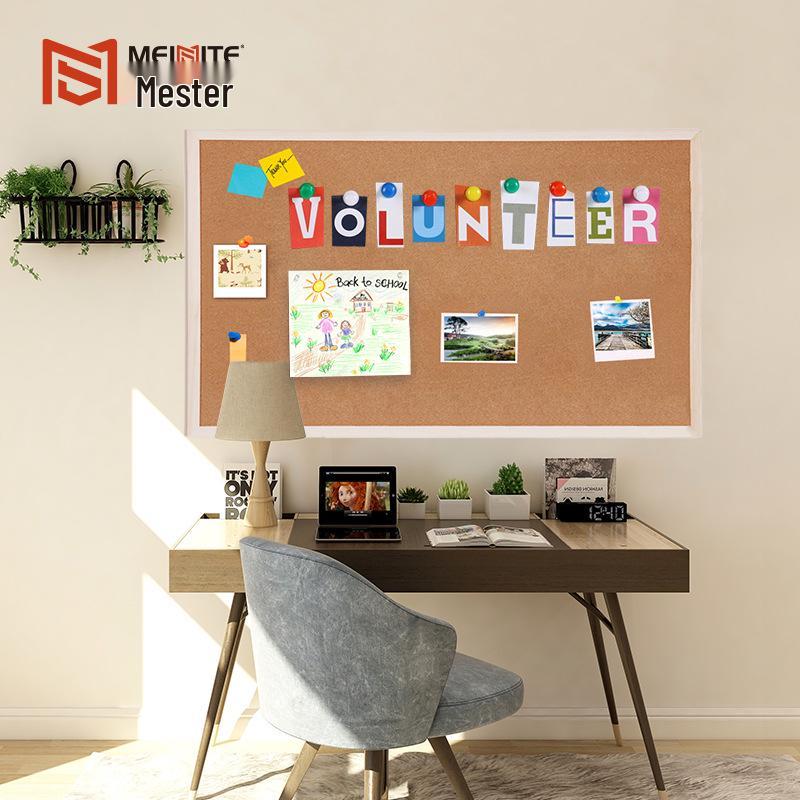 Creative Cork Board Photo Wall - Kindergarten Theme for Home, Office, Dorm