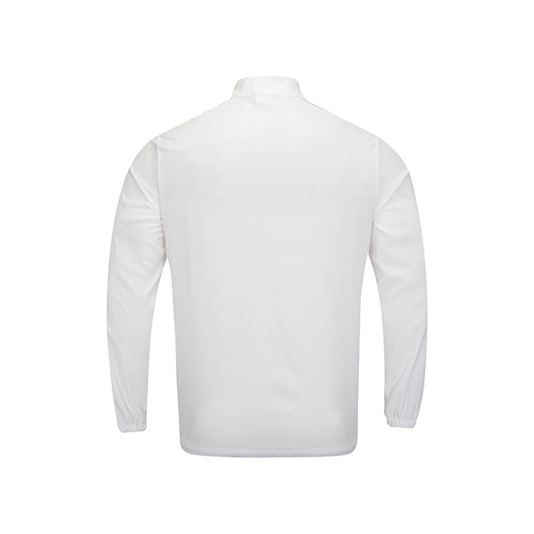 Li Ning Badminton Series Club Simple Versatile Quick-Dry Cool Sports Long Sleeve T-Shirt Unisex Tops White AYYV003-2