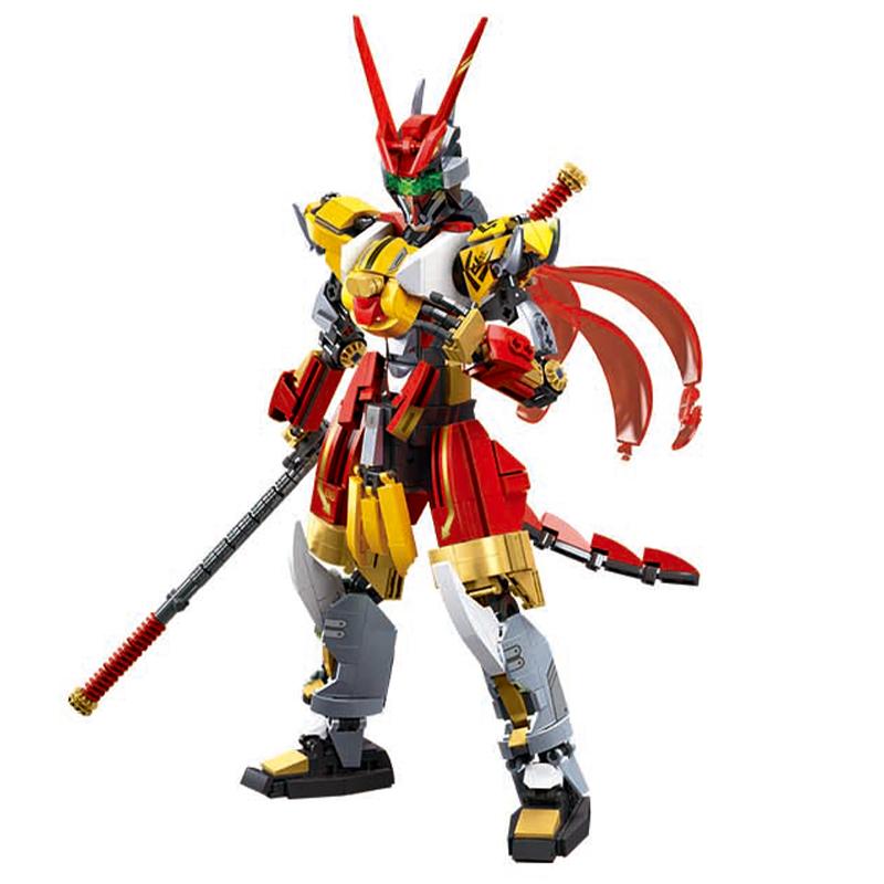 Sluban Black Myth Story Schaalmodel Mecha onsterfelijke Robot Reis naar het Westen Karakter Sun Wukong God Bouwsteen Vriend Speelgoed Cadeau Cadeaus