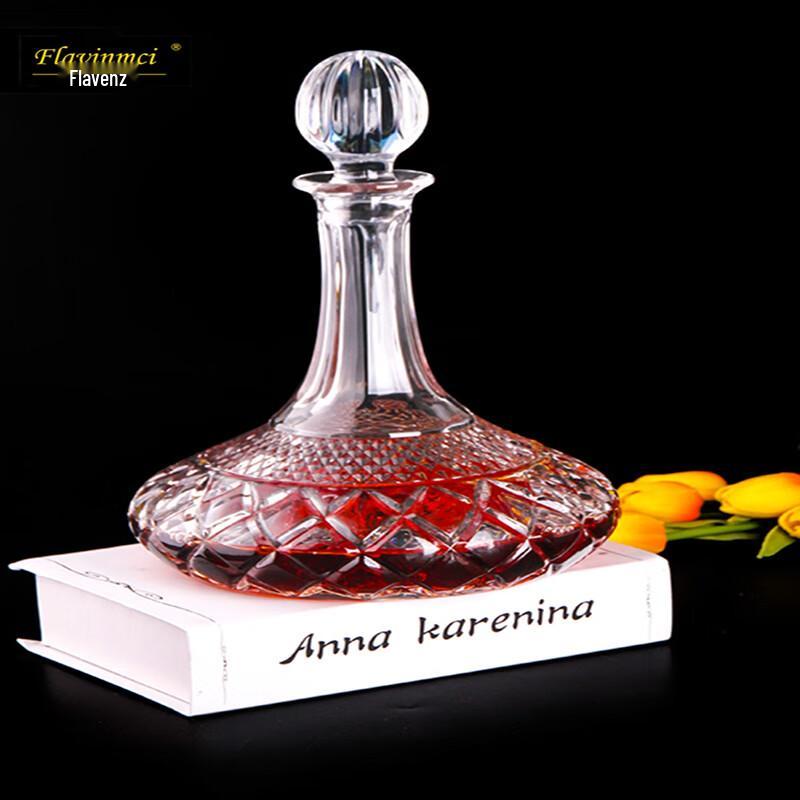 Kristallglas Wein Dekantier-Set