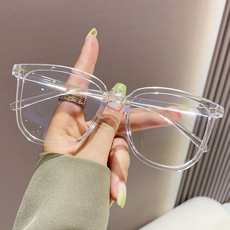 Kvinner Stilige overdimensjonerte lesebriller Unisex-brilleglass med stor innfatning HD-linsebriller Ny mote Firkantet fjernsynsbriller for kvinner