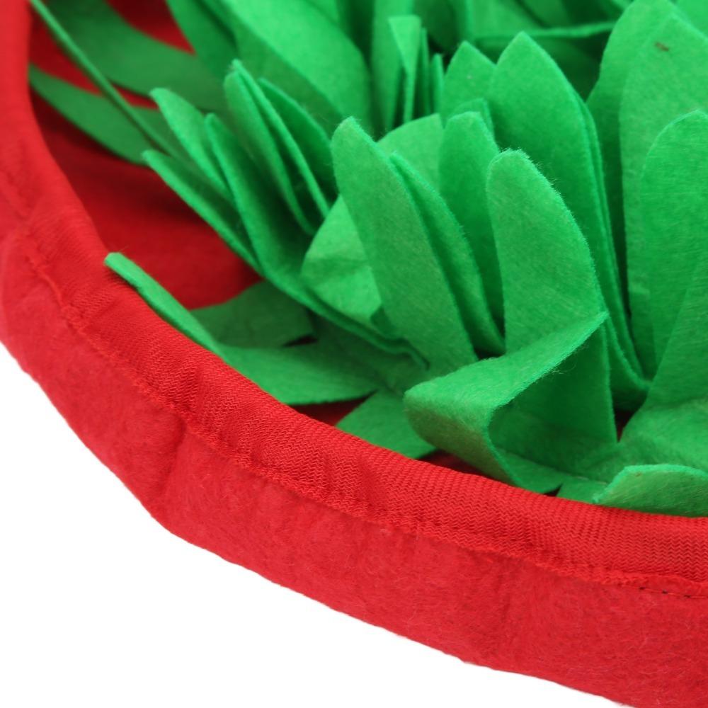 Soft Fabric Snuffle Mat Dual Use Dog Feeding Toy Interactive Play Snuffle Bowl  Boredom Relief