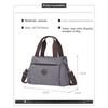 Casual Large Canvas Crossbody Bag For Women, Multi Inner Compartments Convertible Tote,Durable Literary Pack For Daily Commute School ,Weekend Trips