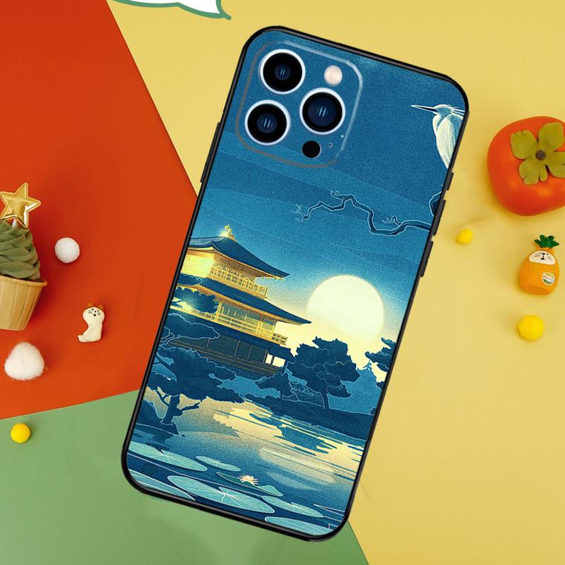 

Японский стиль Арт Япония Чехол для телефона Для iPhone 17 Pro Max16 15 14 13 11 12 Pro Max Plus 12 13 Mini 16e 17 Air Чехол iPhone 17 Pro