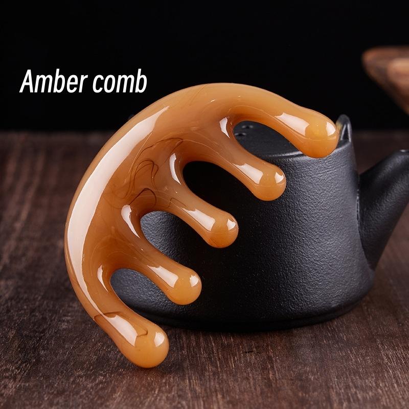 

Пятизубчатая круглая головка меридианного гребня для расслабления кожи головы балансирующие масла здоровая терапия головы выскабливание массажная расческа