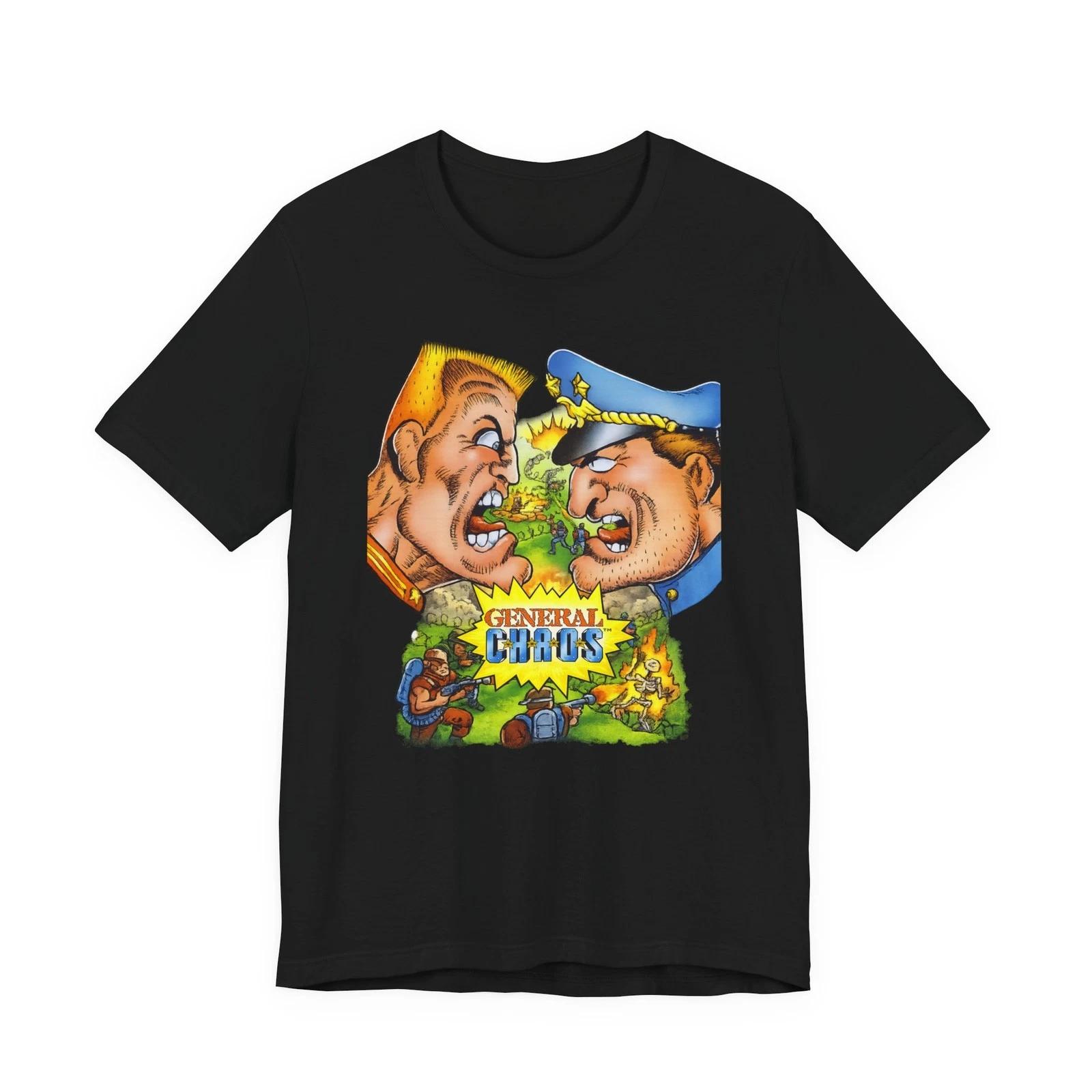 General Chaos Sega Genesis Retro Style Cover Art Unisex Jersey Short Sleeve Tee M