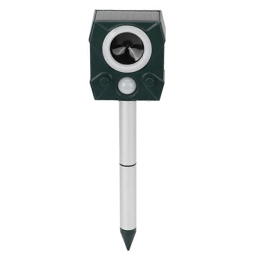 Multi Functional Solar Outdoor Ultrasonic Animal Repeller Bird Mice Fox Repeller Repellent Garden