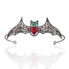 Dark Halloween Bat Hairband Metal Halloween Tiara Temperament Rhinestone Crowns  Party