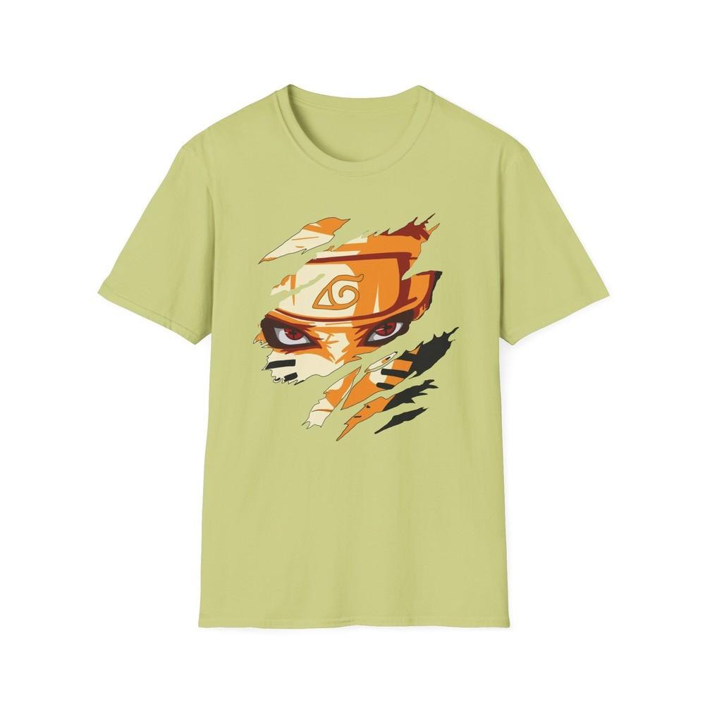 Unisex Jl Anime TShirt Softstyle Back Front Printed Naruto Hero Of The Leaf S