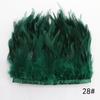 Feather Cloth Strip 10-15Cm Stage Performance Clothing Accessories Rooster Hair Cloth Edge Feather Strip