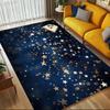 Stars Night Crystal Velvet Chair Mat Area Rug - Non-Slip, Floor Mat, Office Desk Chair Rugs, Bedroom Decor.Christmas Gift-1106180