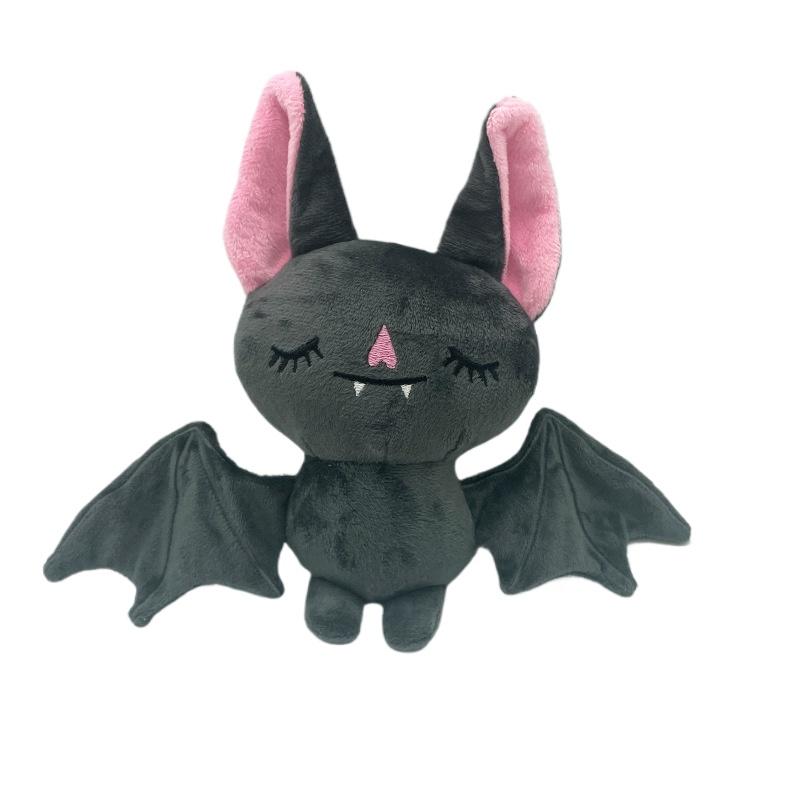 Halloween Plushies Mini Lavender Sleepy Bat Plush Toys Cute Cartoon Skeleton Cat Pillow Soft Ghost Models Halloween Kids Gifts