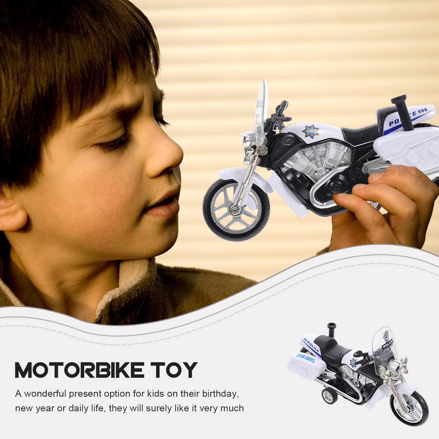 1/12 полицейский мотоцикл — фото 15