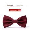 Wine Red Korean Bow Tie for Men - Ideal for Weddings and Best Man Attire