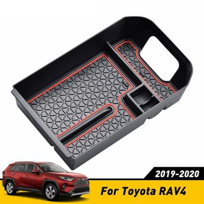 Για Toyota RAV4 RAV 4 2019 2020 Κεντρικό κιβώτιο αποθήκευσης Υποβραχιόνιο Υποβραχιόνιο Γάντια Θήκη Πλάκα Ατζέντα κοντέινερ αυτοκινήτου Αξεσουάρ αυτοκινήτου