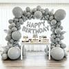 2-20pcs Gray Latex Balloon Wedding Birthday Anniversary Graduation Festival Celebration Indoor Party Decoration Grey Balloons