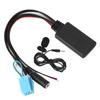 8Pin Bluetooth AUX IN Cable Adapter with Microphone Handsfree Calling Fit for Smart Fortwo 450