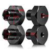 TRZX 4pcs 5mm To 12mm Wheel Hex Hub Adapter Combiner +10mm Upgrade Parts for 1/10 WPL D12 RC Truck