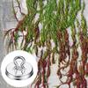 50Pcs Plant Fixer Waterproof Anti-rust Widely Use Fixed Vine Aluminum Climbing Wall Plants Fixer Garden Accessories