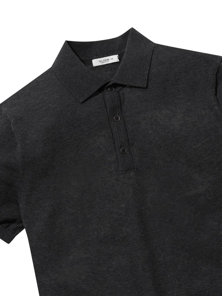 OLZEN Men'S Short Sleeve Solid Thierry_Zbg2Et1201Ch