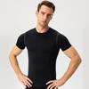 Sport-T-Shirts für Herren, Laufen, Fitness, eng anliegend, Training, Jogging, Shorts, Ärmel, Outdoor-Oberteile