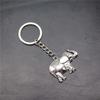 Pendant Elephant Wildlife Theme Keychain Lucky Ethnic Charm Key Ring Animal Lover Gift For Jewelry Making DIY