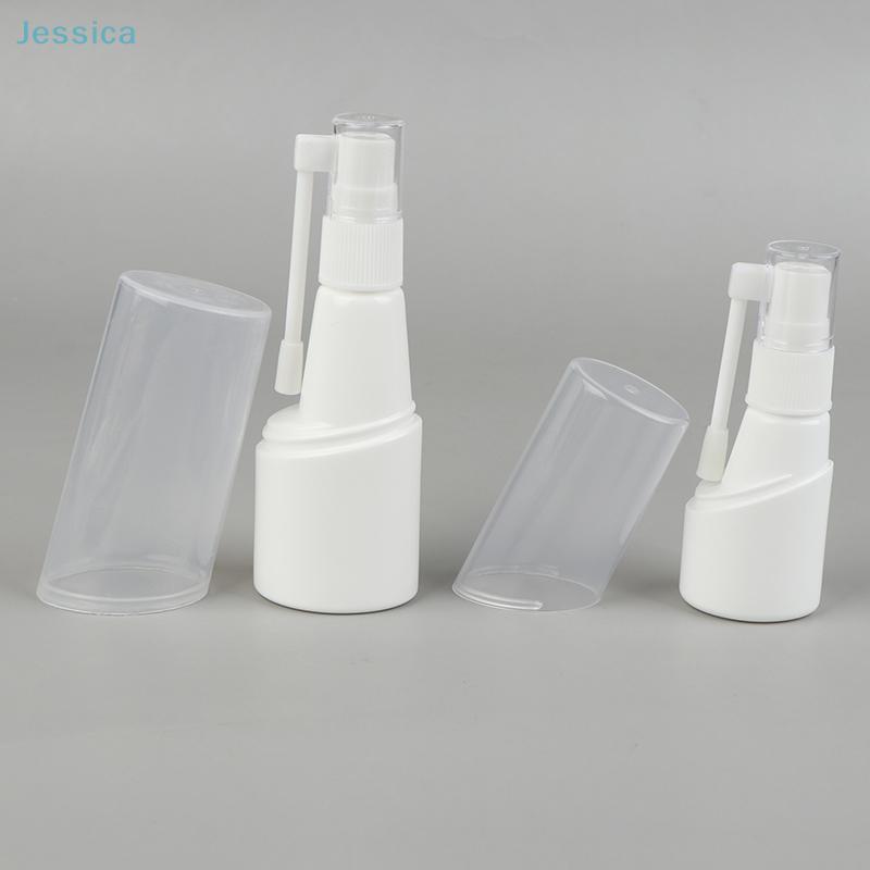 30/50ml Empty PET Nasal Spray Bottles Pump Sprayer Mist Nose Refillable Small Rotation Mist Spray Bottles