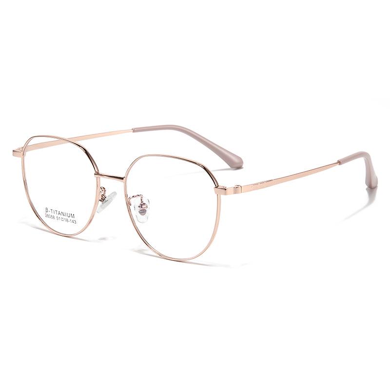 Ultra-Light Retro Danyang Titanium Eyeglass Frames - Non-Magnetic Myopia Glasses, High-End Feel
