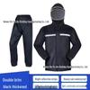 Unisex Reflektierender Wasserdichter Regenmantel und Hose für Radfahren und Arbeiten im Freien