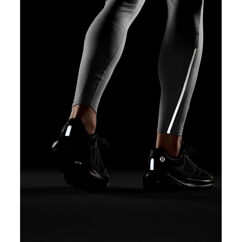 Lululemon Men S Beyondfeel Waterproof Running Shoe Black Black White